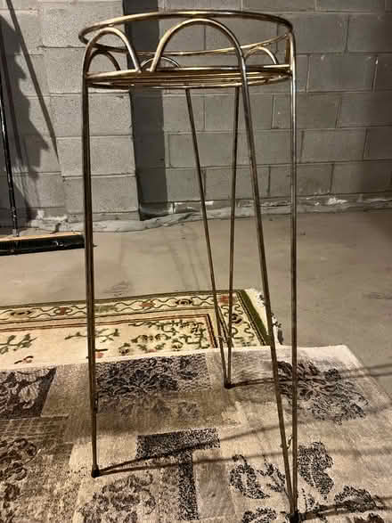Photo of free Brass plant stand (Brewster) #1