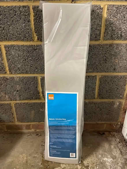 Photo of free B&Q 3mm Underlay 10m2 pack (Sidcup DA15) #2