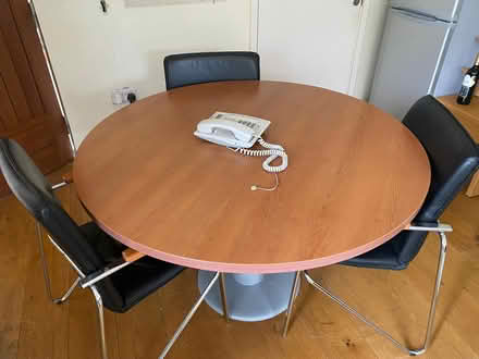 Photo of free round table and 3 chairs (Ballybrack Shankill) #2