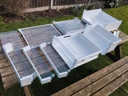 Photo of free Fridge freezer shelves (Welling DA16) #2