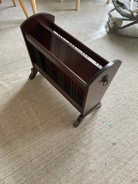 Photo of free Wooden magazine rack (West dulwich se21) #1