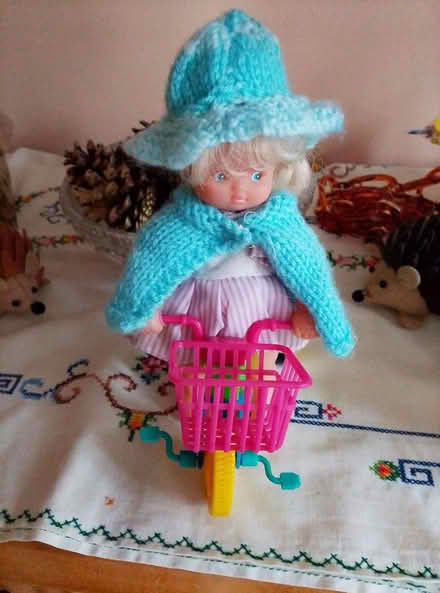 Photo of free small doll on bike (waterlooville) #1