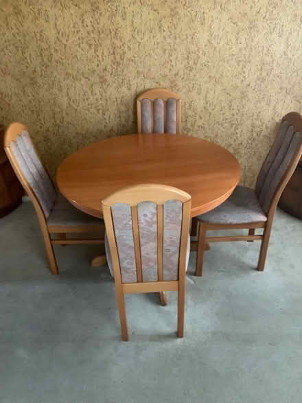 Photo of free Extendable dining table and 4 chairs (Hersham KT12) #2