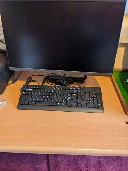 Photo of free Computer screen and keyboard (Bashall Eaves BB7) #1