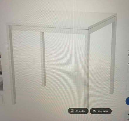 Photo of free Minimalist white table (Shepherds Bush W12) #3
