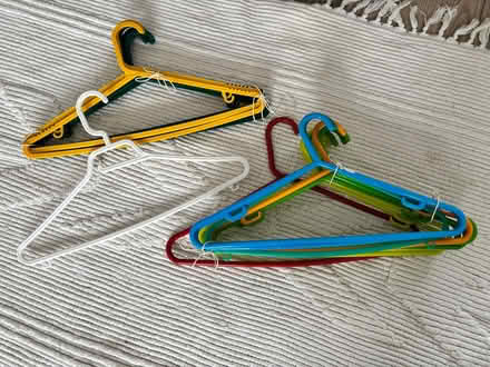 Photo of free Plastic coat hangers bright colours (Tooting SW17) #3