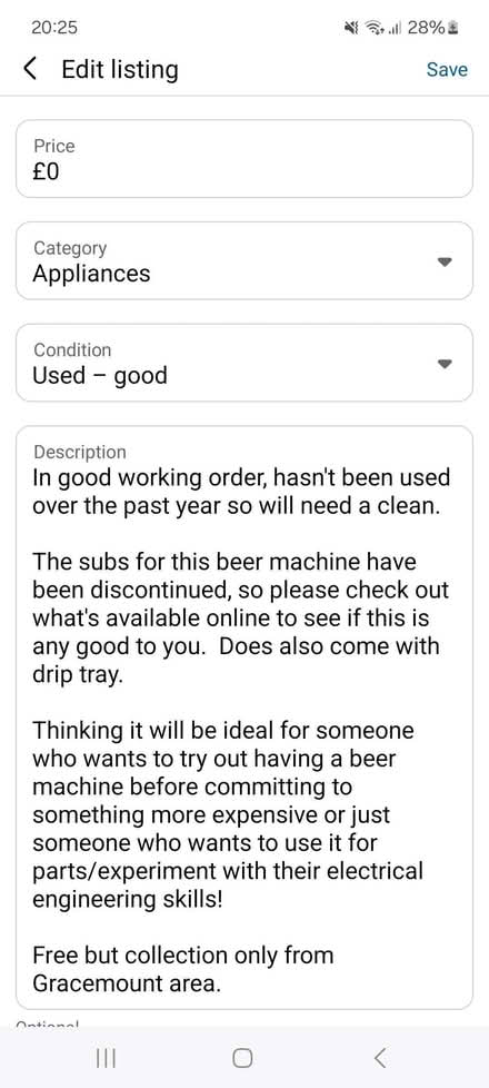 Photo of free Beerwulf SUB Beer Machine (Southhouse EH16) #2