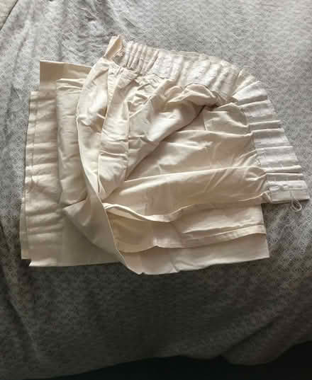 Photo of free Lightweight cream curtains (Oakwood road ME16 8) #1