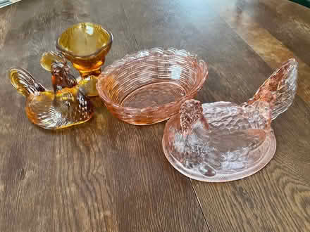 Photo of free Glass Rooster/Chicken (Conroy/Johnston) #2