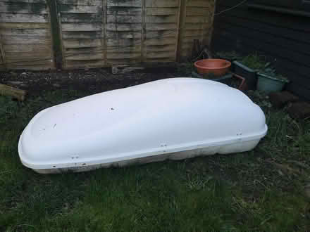 Photo of free White roof box (Bradford on Avon BA15) #1