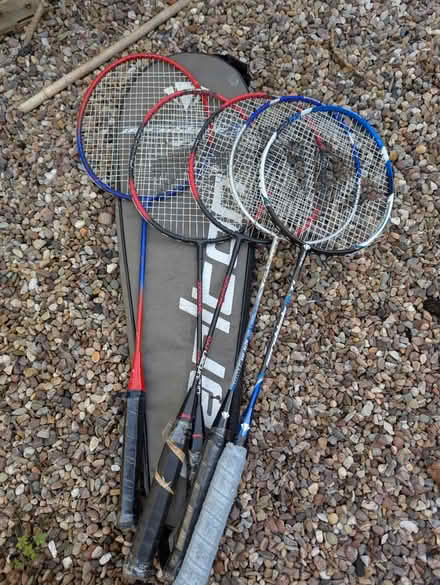 Photo of free 5 x badminton rackets (Crookes S10) #1
