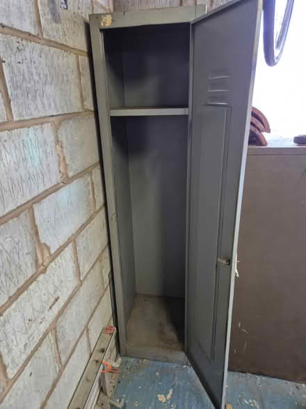 Photo of free Grey metal cabinet (Davenham CW9) #1