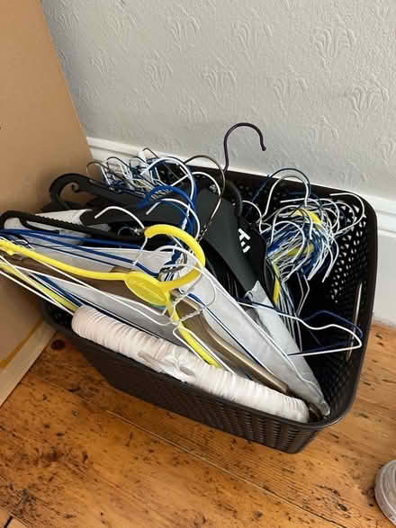 Photo of free Box of coat hangers (St Mark's GL51) #1