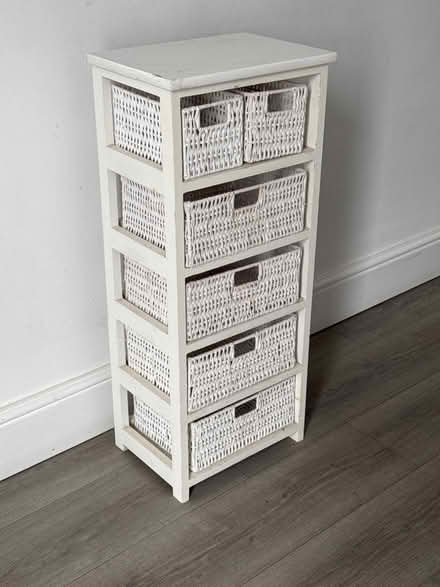 Photo of free Bathroom Wicker drawer thing (Crowthorne, RG45) #1