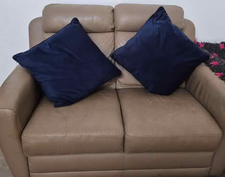Photo of free 2 x large blue cushions (Cheltenham) #1