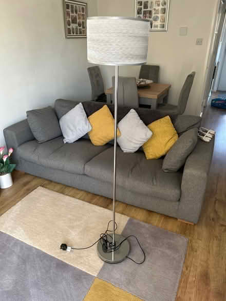 Photo of free Silver floor lamp (SN25) #1