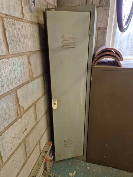 Photo of free Grey metal cabinet (Davenham CW9) #2
