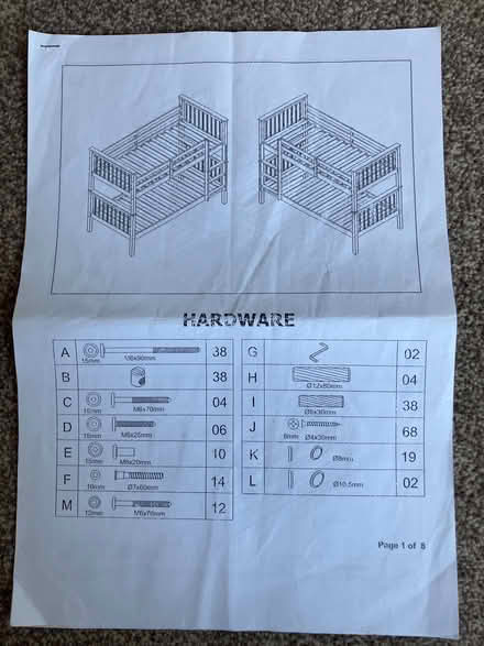 Photo of free Bunk beds (Allerton L18) #1