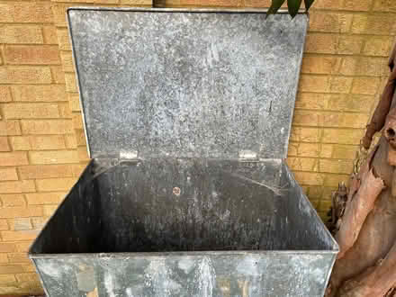 Photo of free Scrap metal: stainless steel coal bunker (Hinchley Wood KT10) #2