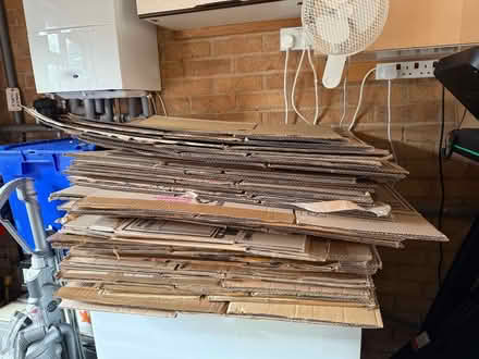 Photo of free Cardboard moving boxes x 34 (Emerson Valley MK4) #1
