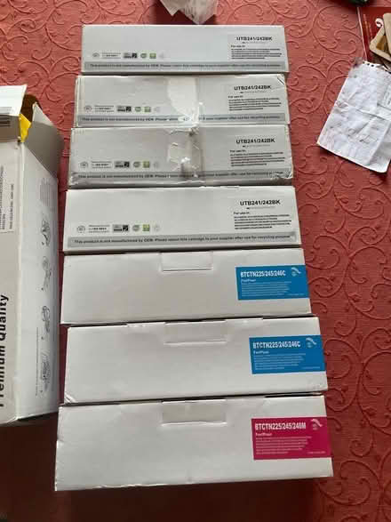 Photo of free Assorted 10 new toner cartridges TN241/245BK/M/C/Y (Leek Wootton CV35) #1
