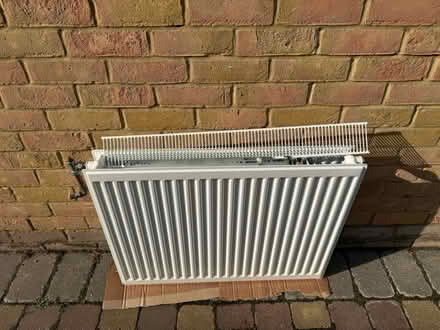 Photo of free Steel white Double Radiator (CM3, Danbury, Essex) #1