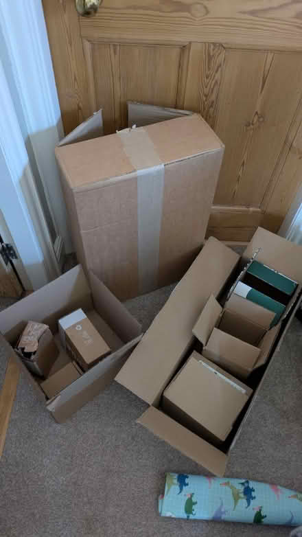 Photo of free 9 cardboard boxes (Tranmere CH42) #1