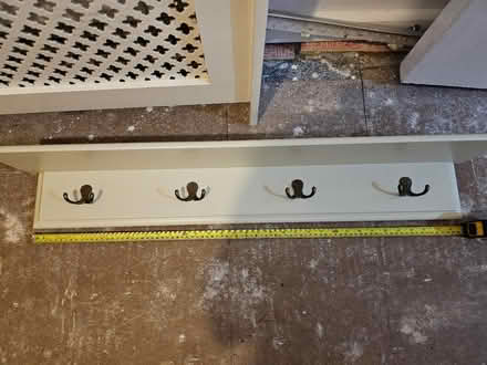 Photo of free Coat hooks and shelf (GU21) #1