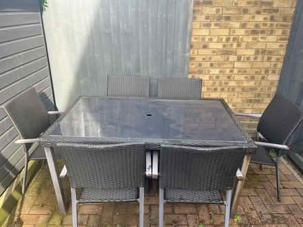 Photo of free garden table and 6 chairs (Bedworth CV12) #1