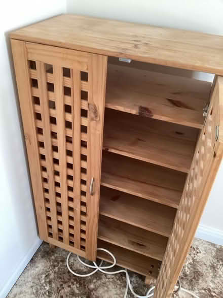 Photo of free Shoe cupboard (Woodley RG5) #2