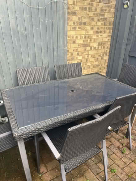 Photo of free garden table and 6 chairs (Bedworth CV12) #4