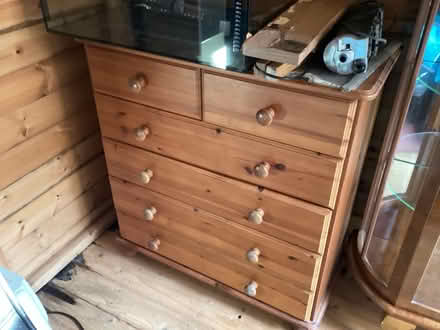 Photo of free Pine chest of drawers (Muxton Telford) #1