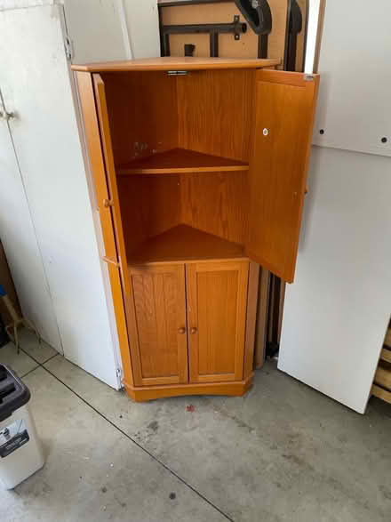 Photo of free Corner cabinet (Cr. Valley & golden lantern) #2