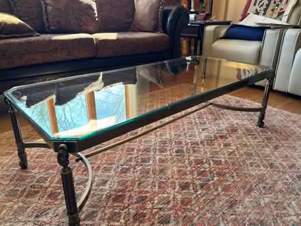 Photo of free Coffee and End Table - Brass Finish (Somerset) #2