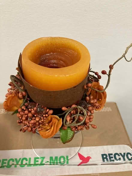 Photo of free Fall themed candle holder (Derry and Tenth Line) #2