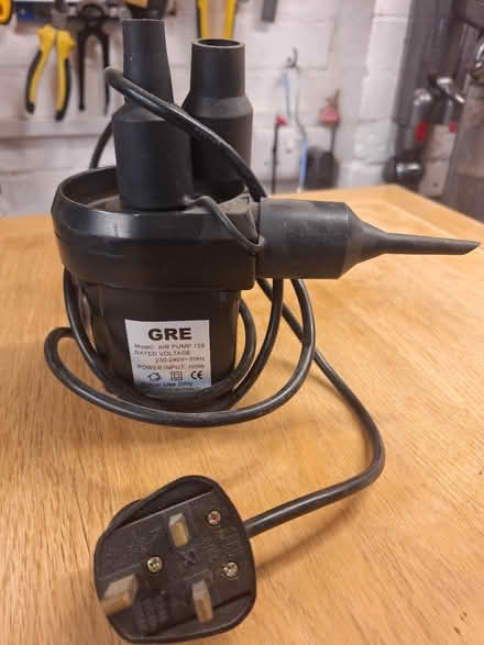 Photo of free Electric air pump (airbeds etc) (Oakley HP18) #1