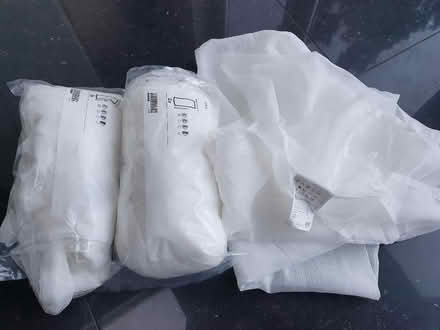 Photo of free Ikea Day curtain cut offs (Tilehurst) #1