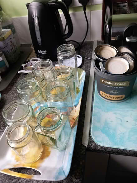 Photo of free glass preserve jars (Wrenbury nr Nantwich) #1