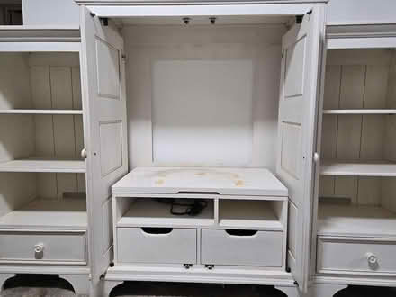 Photo of free Ethan Allen media center/ cabinets (Cuttermill neighborhood) #2