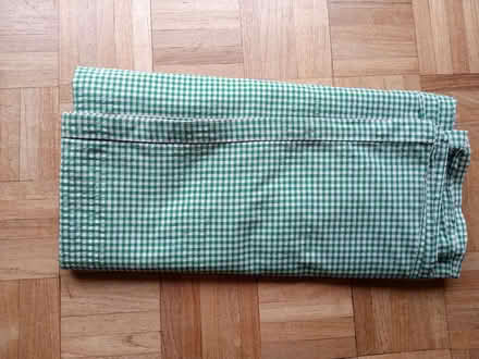 Photo of free A bolt of green gingham cotton cloth. (Franklands Village RH17) #1