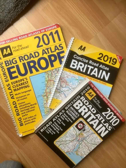 Photo of free Older road atlases (OX4 Temple Cowley Oxford) #1