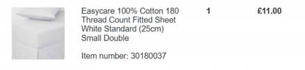 Photo of free Small double (3/4) fitted sheet (Lye Valley OX3) #1