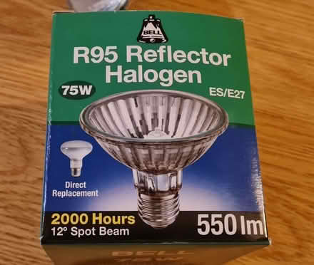 Photo of free R95 Reflector Halogen Bulb 75W (Burgess Hill RH15) #3