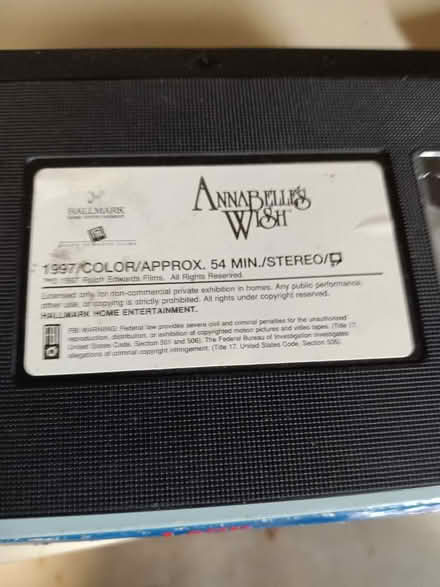 Photo of free VHS tapes (near Kuhl and Reaville) #1