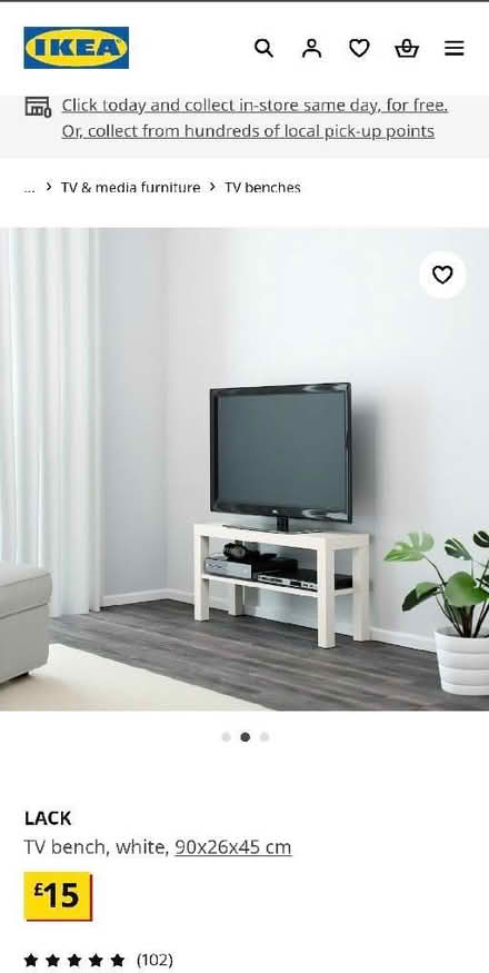 Photo of free TV stand - Ikea Black TV stand (Wokingham RG41) #2