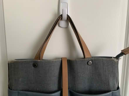 Photo of free Medium blue grey bag/backpack (Eglinton & Lawrence) #3