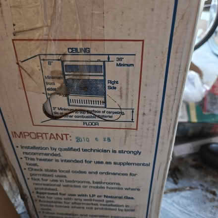 Photo of free Gas heater (Alameda) #1