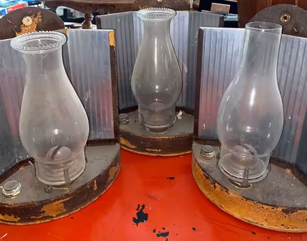 Photo of free Antique kerosene wall lamps (Ridgefield, CT) #1
