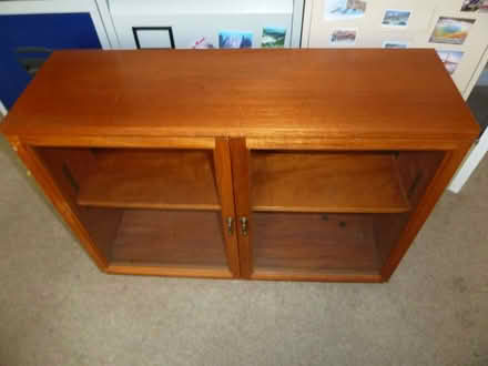 Photo of free Small Glass-Fronted Bookcase/Display Cabinet (Mudeford BH23) #1