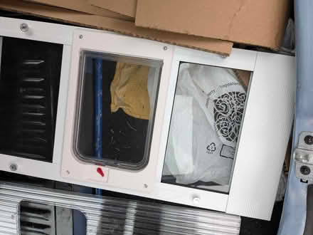 Photo of free Sash window insert with a cat flap. (Central Reading RG1) #1